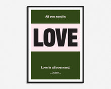 Load image into Gallery viewer, SECONDS SALE All You Need Is Love Colour Block Print
