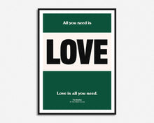 Load image into Gallery viewer, SECONDS SALE All You Need Is Love Colour Block Print
