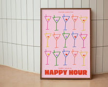 Load image into Gallery viewer, Happy Hour Cocktail Lovers Club Print
