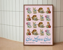 Load image into Gallery viewer, Cat Lovers Club Print
