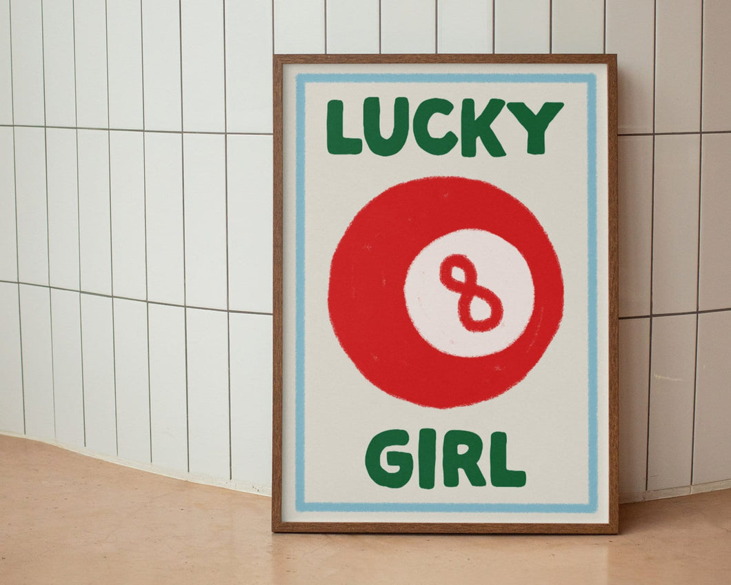 Lucky Girl Print