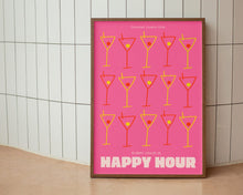 Load image into Gallery viewer, Happy Hour Cocktail Lovers Club Print
