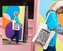 Load image into Gallery viewer, SECONDS SALE Keep Driving Heavyweight Tote Bag in Natural
