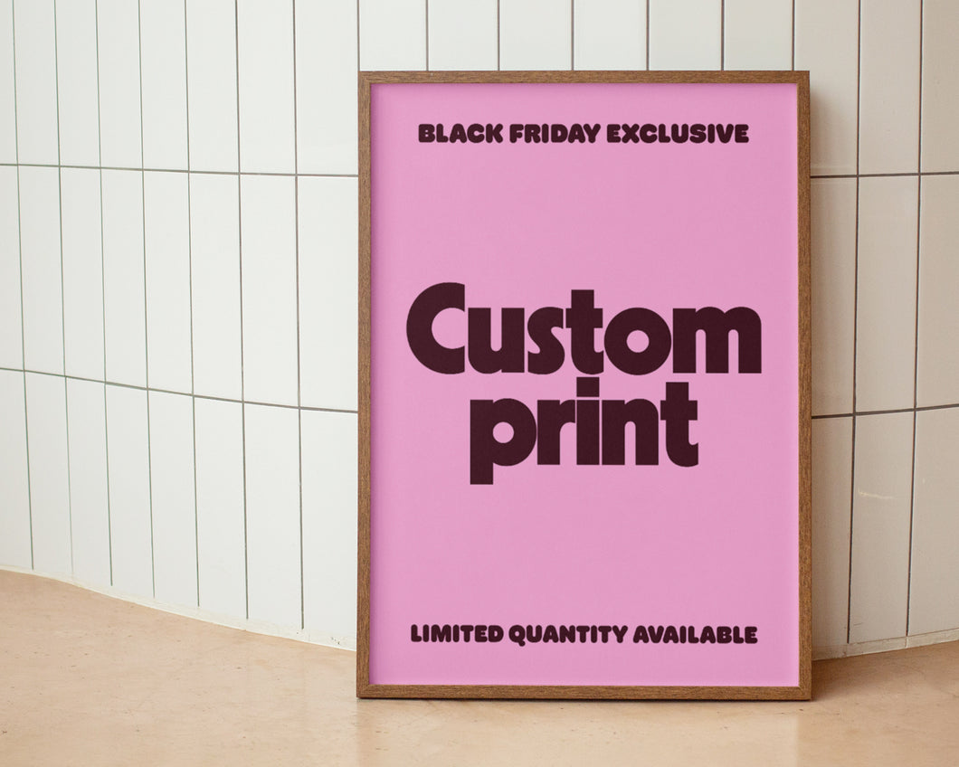 Custom Print - A3 Size