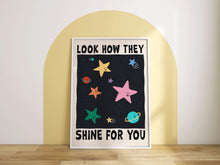 Load image into Gallery viewer, Look How They Shine Kids Print
