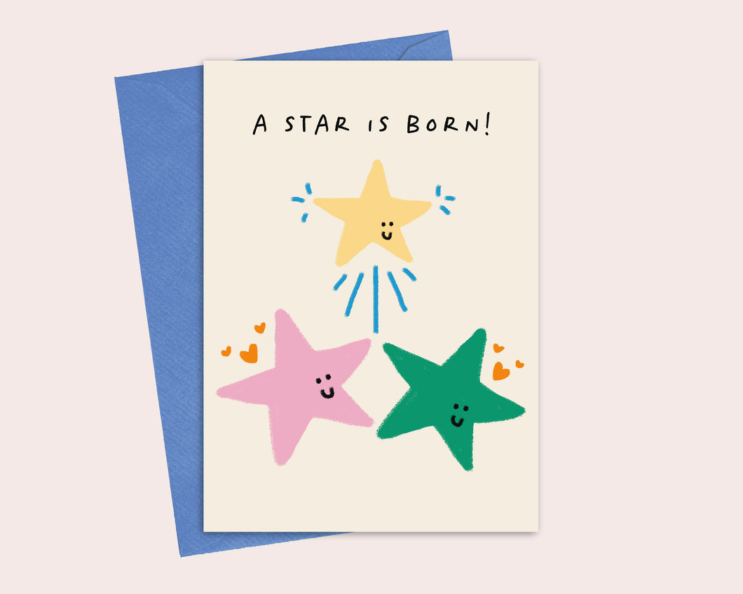 A Star Is Born New Baby Card