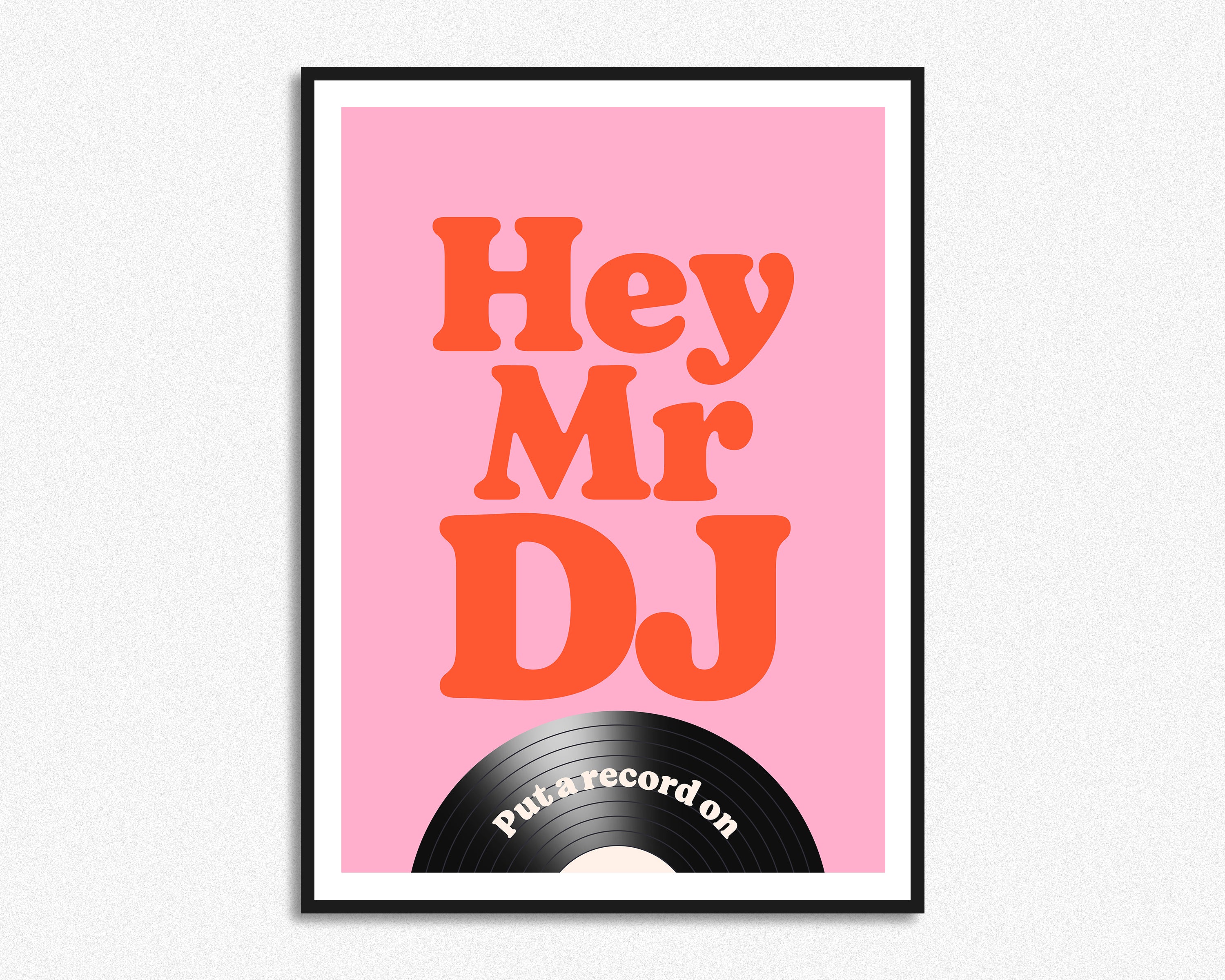Hey Mr DJ Print – HollieGraphik