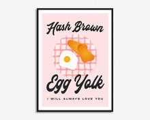 Load image into Gallery viewer, Hash Brown Egg Yolk Print

