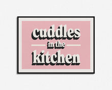 Load image into Gallery viewer, Cuddles In The Kitchen Landscape Print
