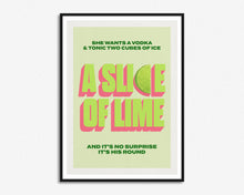 Load image into Gallery viewer, Slice Of Lime Print
