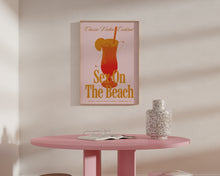 Load image into Gallery viewer, Sex On The Beach Cocktail Print
