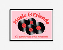 Load image into Gallery viewer, Music &amp; Friends Vinyl Print
