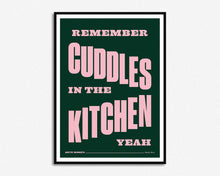 Load image into Gallery viewer, SECONDS SALE Cuddles In The Kitchen Print
