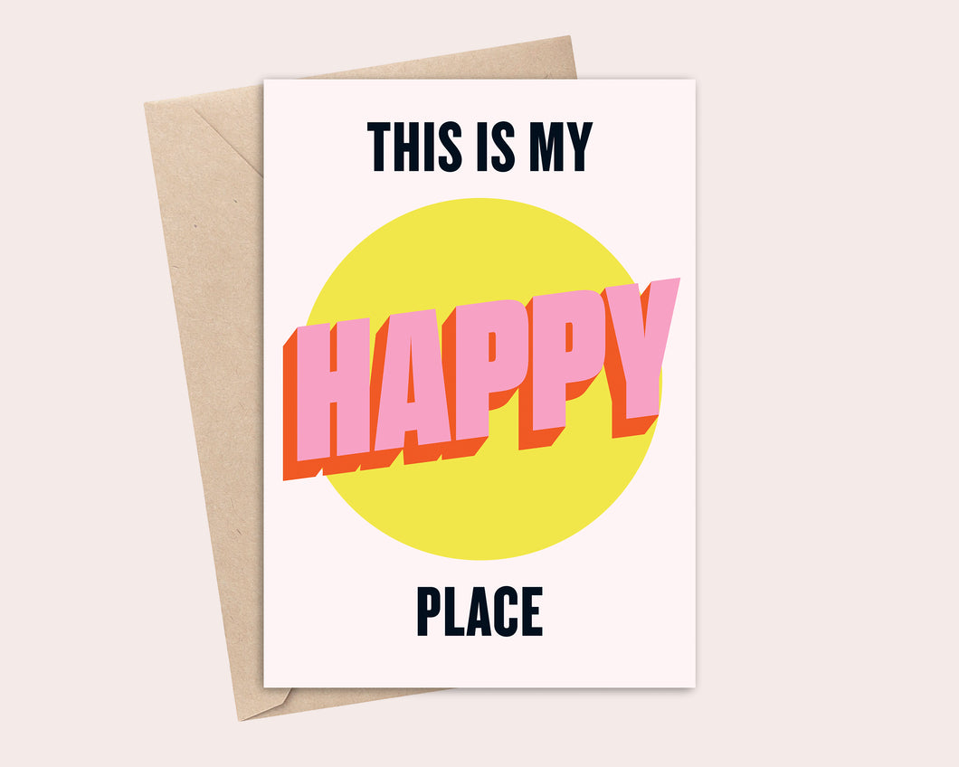 This Is My Happy Place Greeting Card