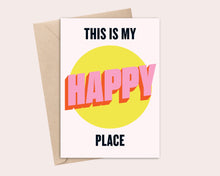 Load image into Gallery viewer, SECONDS SALE This Is My Happy Place Greeting Card
