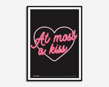 Load image into Gallery viewer, At Most A Kiss Lyrics Print
