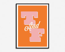 Load image into Gallery viewer, Personalised Custom Retro Initials
