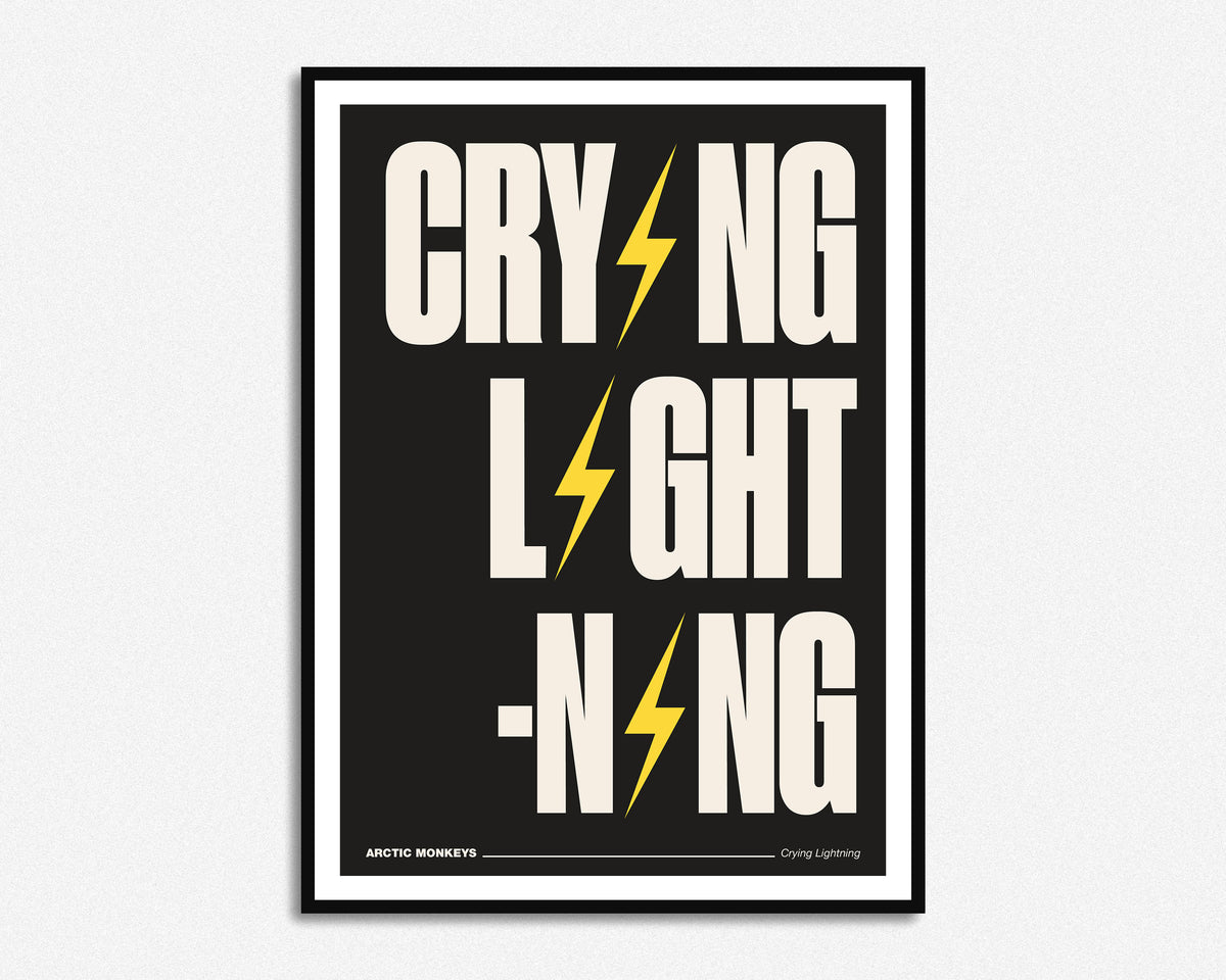 Crying Lightning Print – HollieGraphik