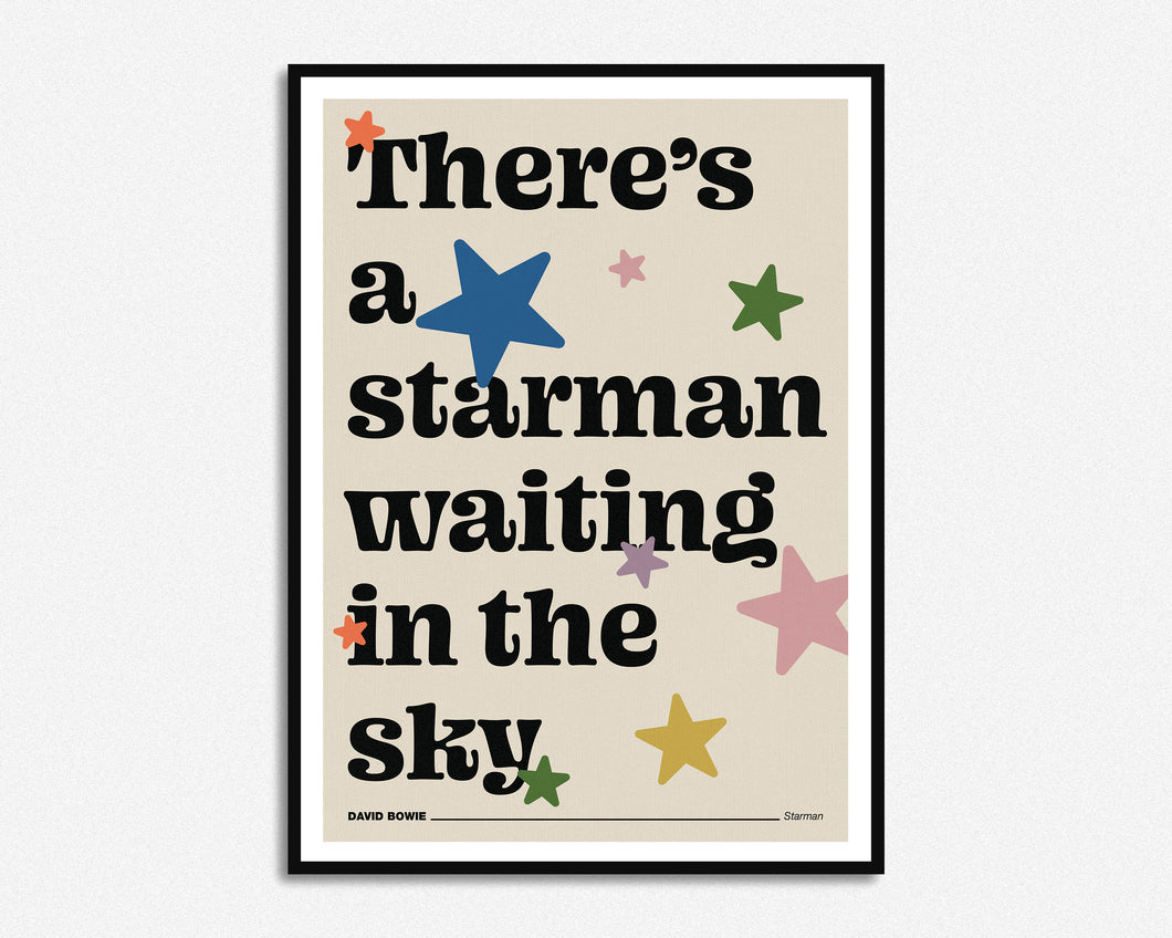 Starman Waiting In The Sky Print