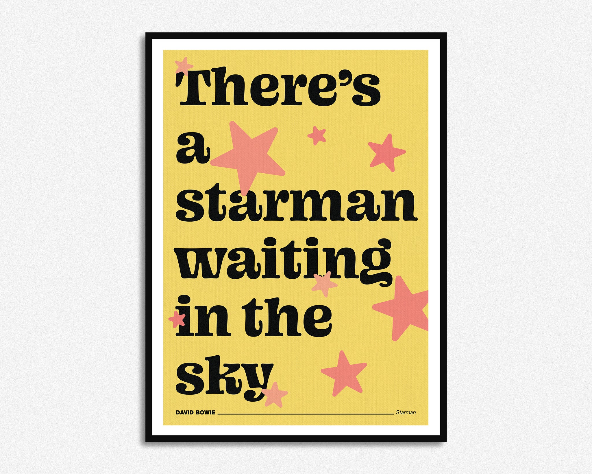 Starman Waiting In The Sky Print – HollieGraphik