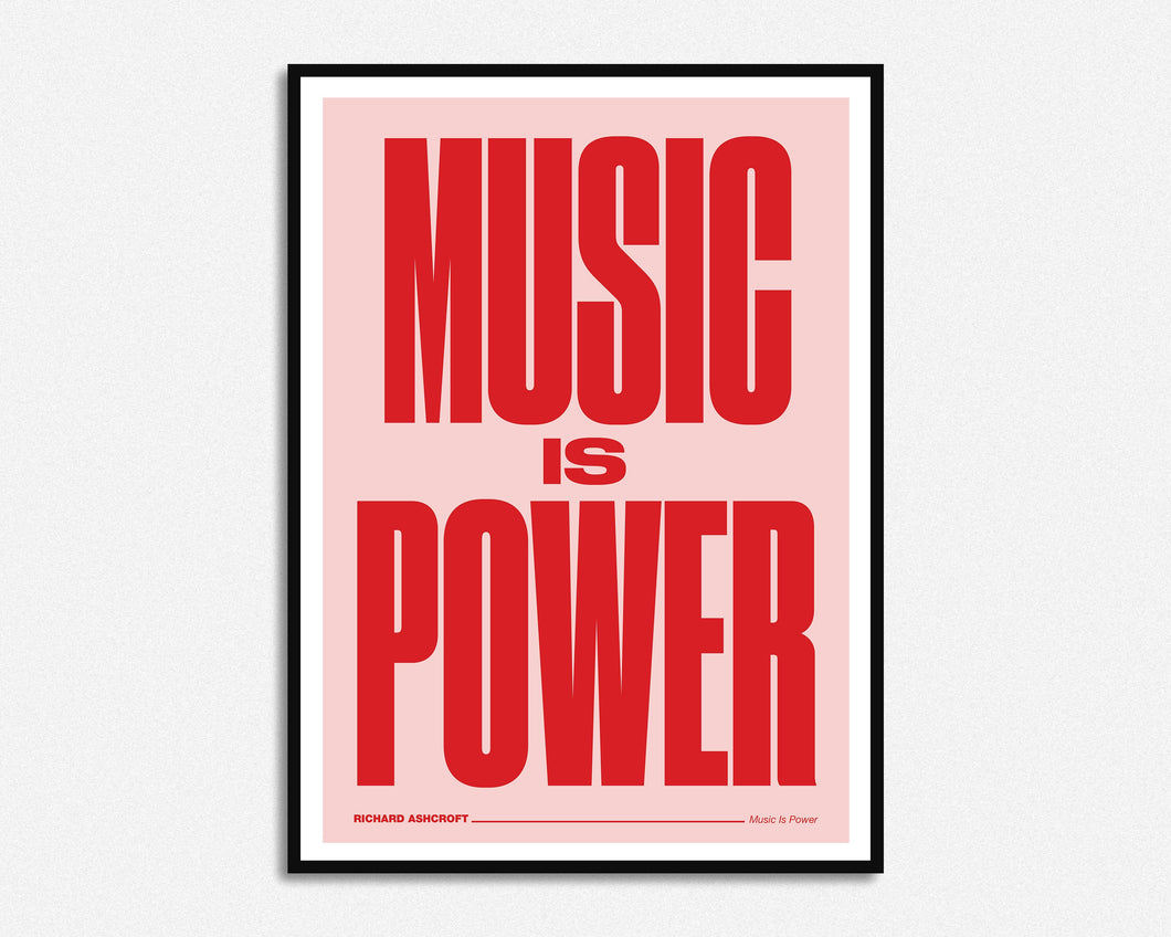 Music is Power Print