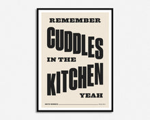 Load image into Gallery viewer, SECONDS SALE Cuddles In The Kitchen Print
