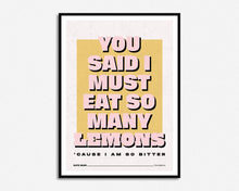 Load image into Gallery viewer, SECONDS SALE Eat So Many Lemons Print

