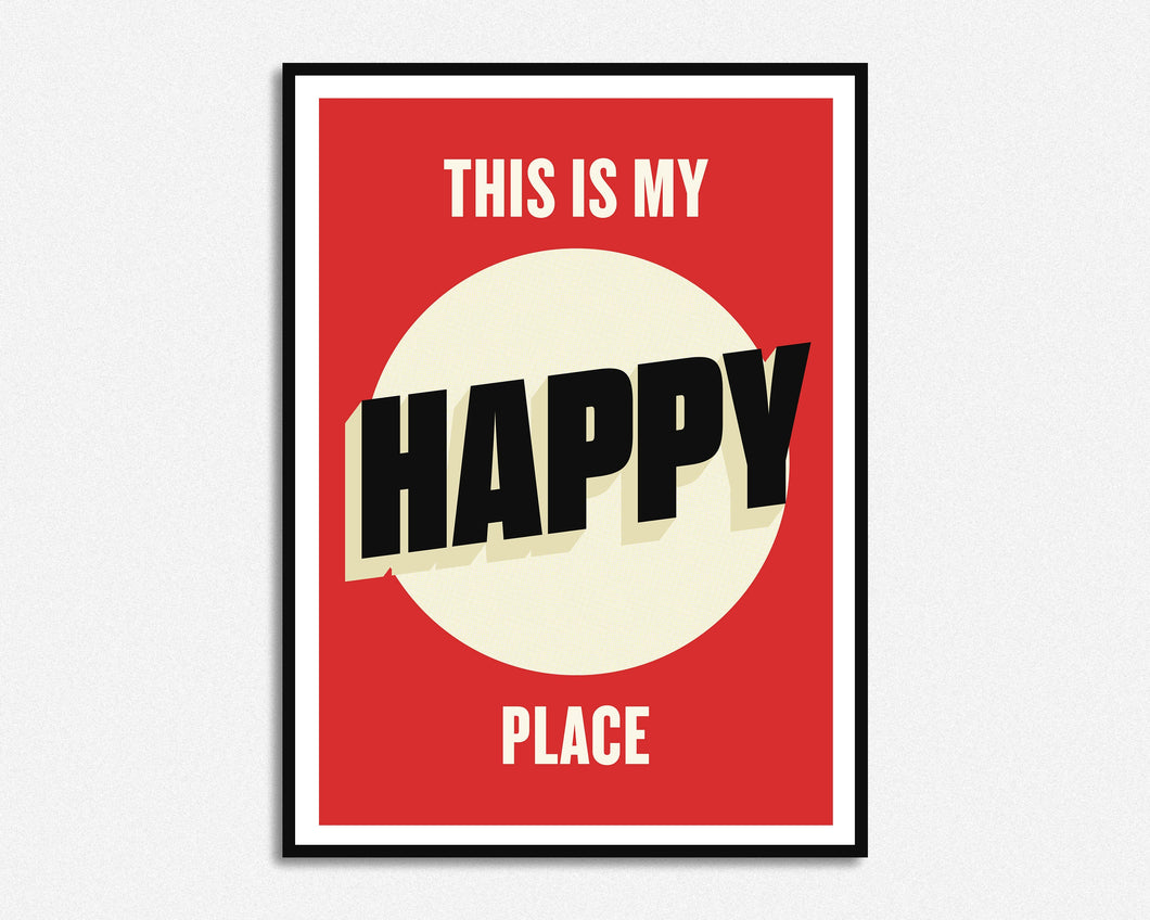As Seen in John Lewis | This Is My Happy Place Print