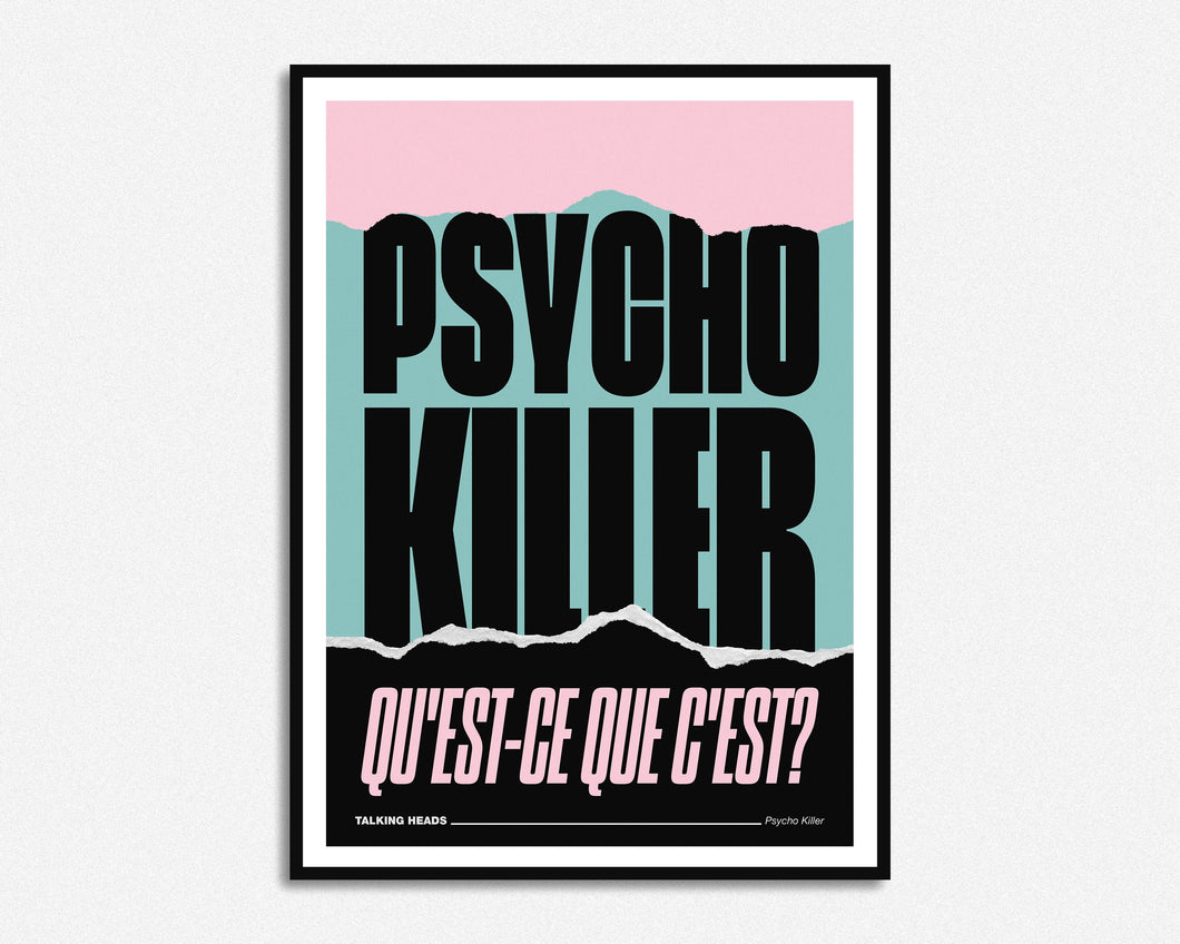 Psycho Killer Print