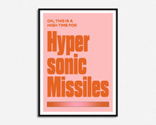 Load image into Gallery viewer, Hypersonic Missiles Print

