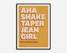 Load image into Gallery viewer, Taper Jean Girl Print
