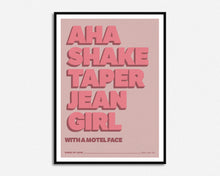 Load image into Gallery viewer, Taper Jean Girl Print

