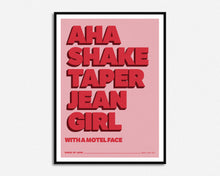 Load image into Gallery viewer, Taper Jean Girl Print

