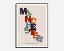 Load image into Gallery viewer, Manchester Typography Print
