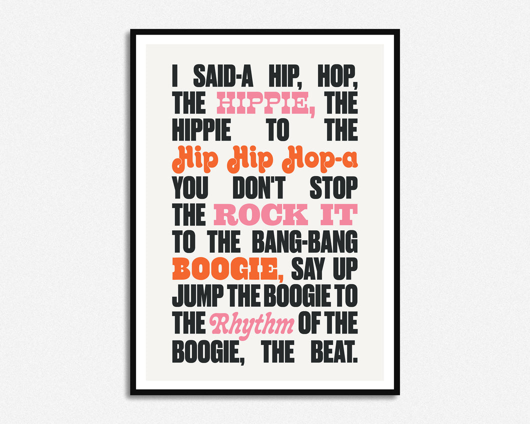 Rappers Delight Print
