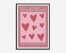 Load image into Gallery viewer, Been Wonderin&#39; If Your Hearts Still Open Music Print
