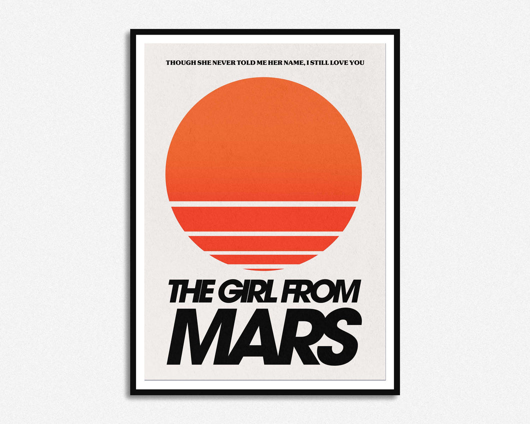 Girl From Mars Print