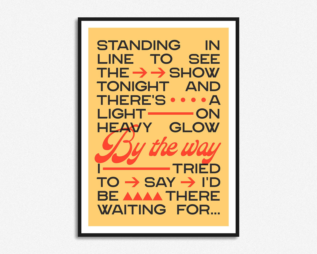 By The Way Print