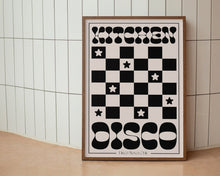 Load image into Gallery viewer, Kitchen Disco Checkerboard Print
