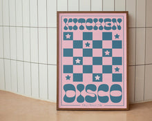 Load image into Gallery viewer, Kitchen Disco Checkerboard Print
