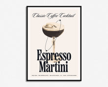 Load image into Gallery viewer, Espresso Martini Cocktail Print
