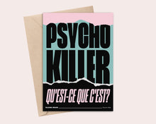 Load image into Gallery viewer, SECONDS SALE Psycho Killer Greeting Card
