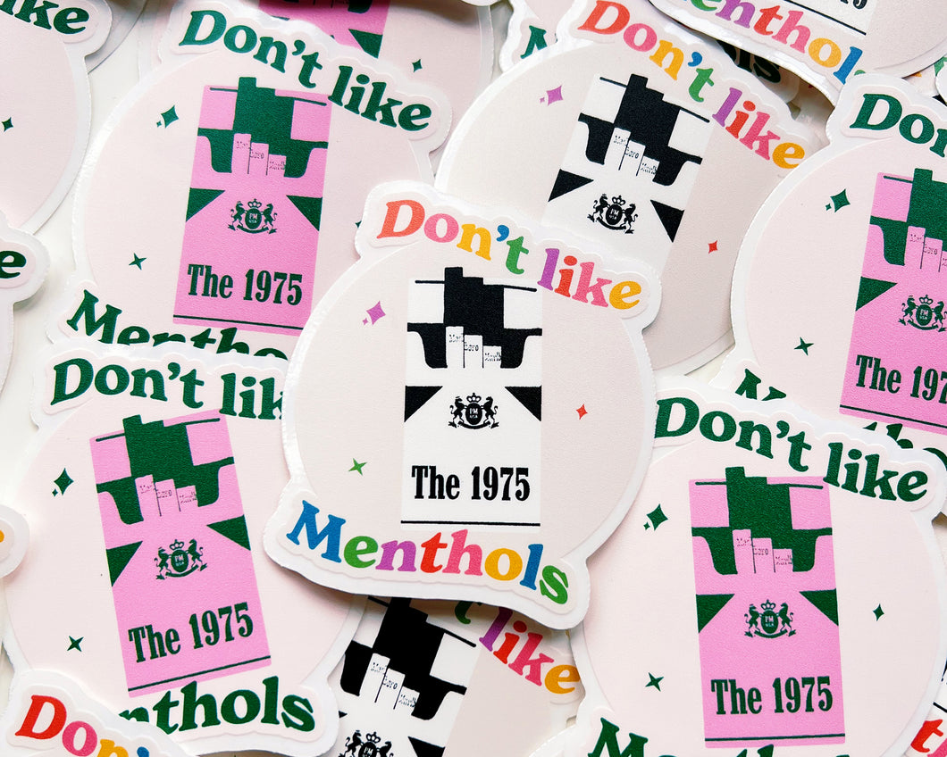 Don't Like Menthols Sticker